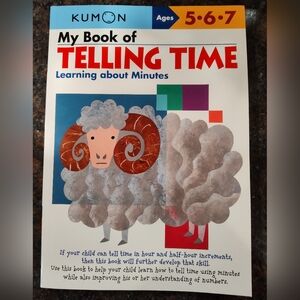 NEW Kumon "My Book of Telling Time" Workbook